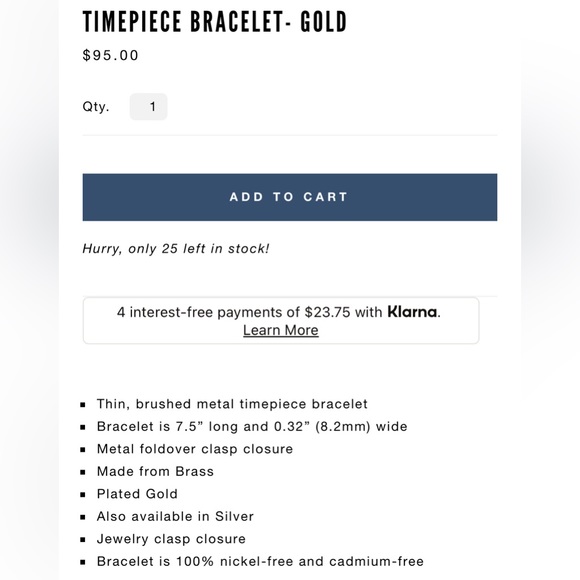 LUV AJ GOLD TIMEPIECE BRACELET WATCHLINK GORJANA MEJURI BAGATIBA 8 OTHER STORIES - Picture 11 of 15